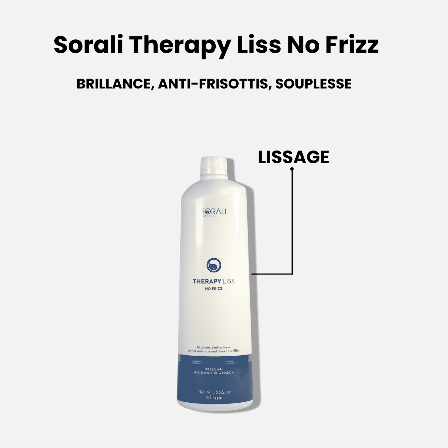 Sorali Therapy Liss No Frizz ( Usage Professionnel ) Sorali Cosmetic